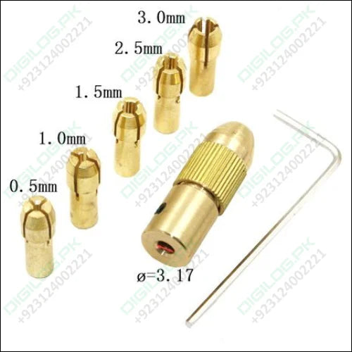 0.5-3mm Mini Drill Chuck Small Electric Bit Collet Micro