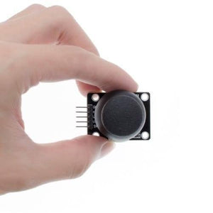 Dual Axis Xy Analog Joystick Module Ky 023 2 Axis PS2 Joystick Control Lever Breakout Sensor - the black circular joystick knob and the five-pin connector on the side.