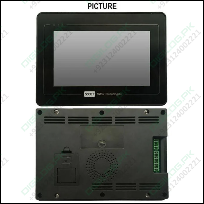 Dwin 7 Inch Industrial Hmi Lcd Touch Screen 800x480 Display