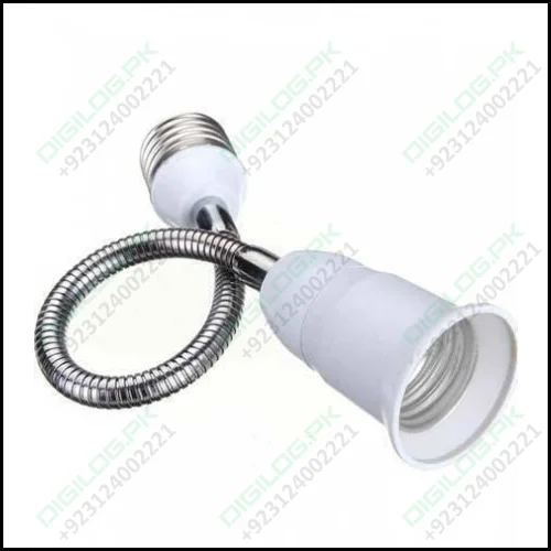 E27 Light Bulb Holder Flexible Extension Adapter Socket
