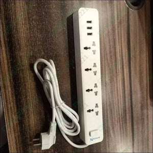 Speed X403pu Premium Portable Power Strip 4socket 3usb Port