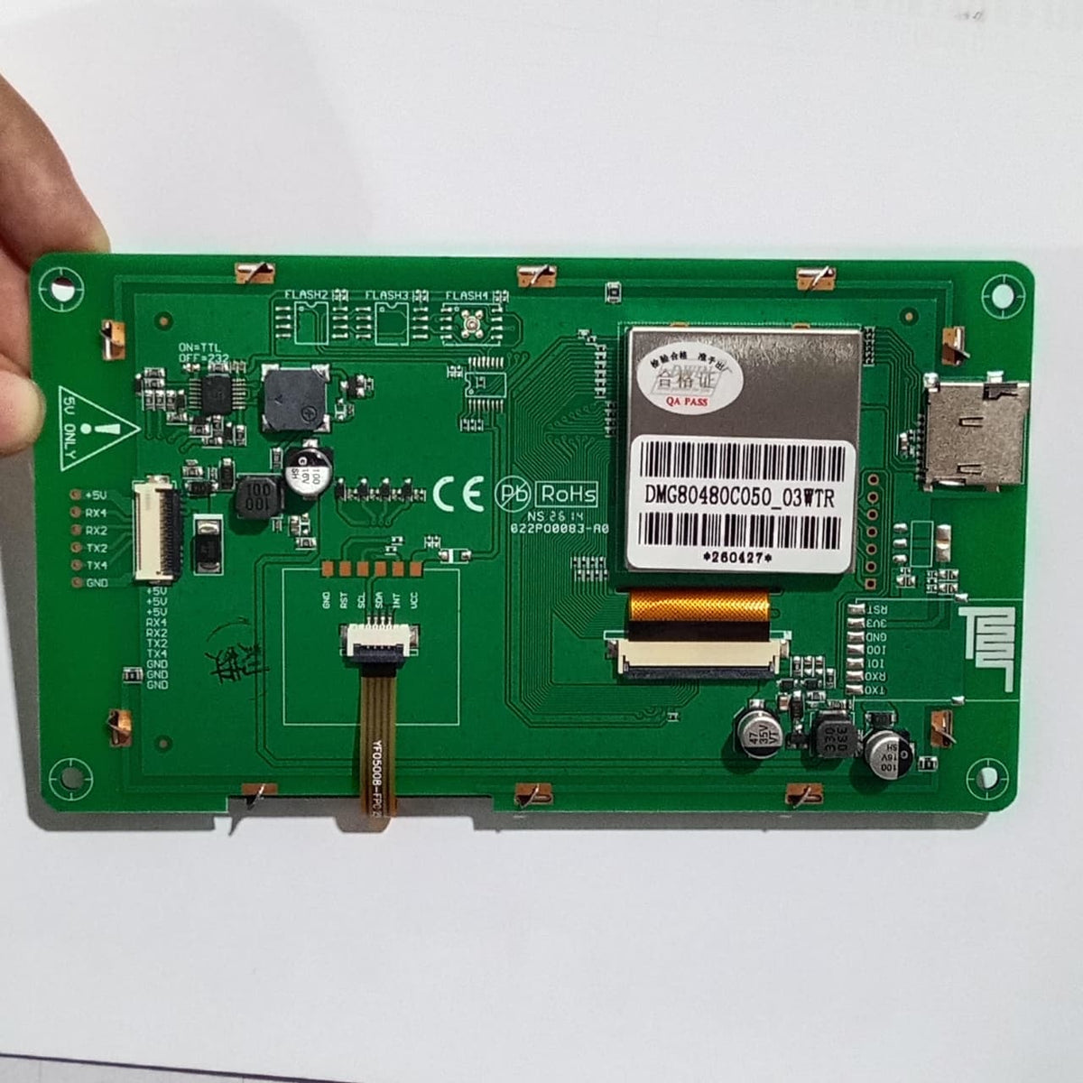 On Demand Dwin 5 Inch HMI TFT Touch Screen LCD Display Touchscreen Module DMG80480C050-03WTR