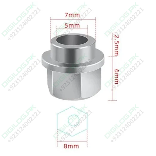 Eccentric Sleeve Type A 8X6 Spacer Eccentric for structural profile under V-slot OpenBuilds 6 mm engraved