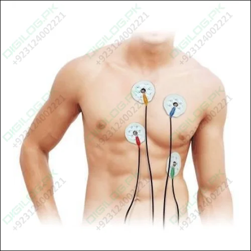 Ecg Electrodes With Metal Snap And Low Impedance Solid