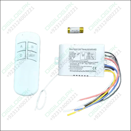 3 Channel Remote Control Switch For 220v Load