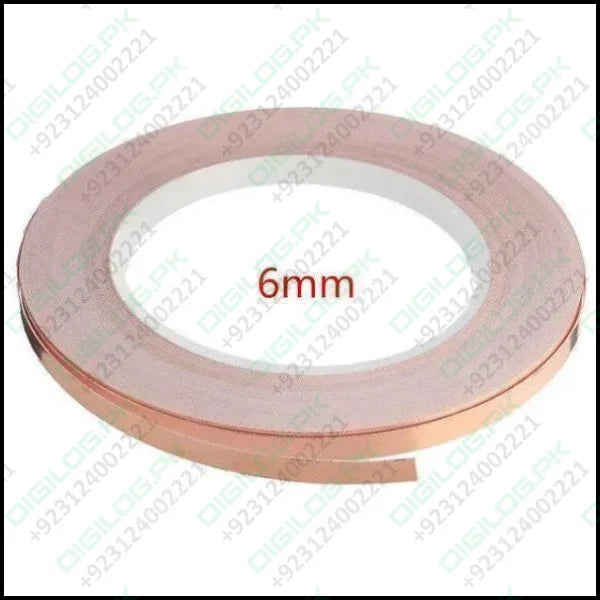 Emi 6mm 30m Copper Foil Conductive Adhesive Tape