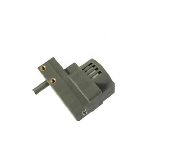 Encoder Motor For Robobloq Robots - a grey plastic motor unit with a protruding shaft, two brass-threaded mounting holes, and a vented top section.