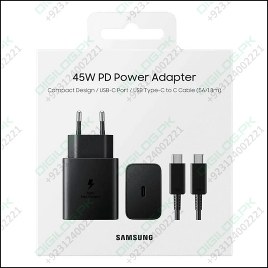 Samsung 45w Pd Adapter With Type c To Cable