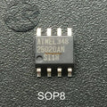 EPROM 25020 Memory Chip Erasable Programmable Read EPROM 25020 SOP8 25020 Tssop8 - a black SOP8 integrated circuit with eight metal pins and the text "ATMEL 348 25020AN S118" printed on its surface.