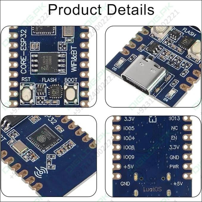 ESP32-C3 USB-C Development Board - WiFi, Bluetooth, BLE, 160MHz