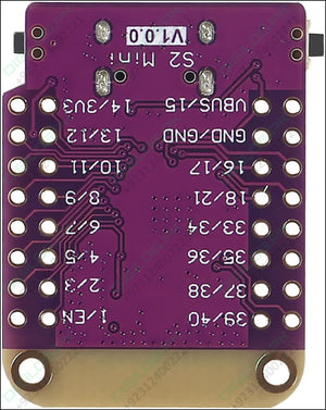 ESP32 S2 Mini S2 Mini V1.0.0 WiFi Board Based ESP32-S2FN4R2 ESP32-S2 4MB Flash Type-C Connection Compatible