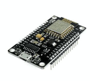ESP8266 CH340 Lolin Nodemcu V3 WiFi Development Board IOT Development Board - a black rectangular circuit board with a micro-USB port, two buttons, and multiple pin headers.