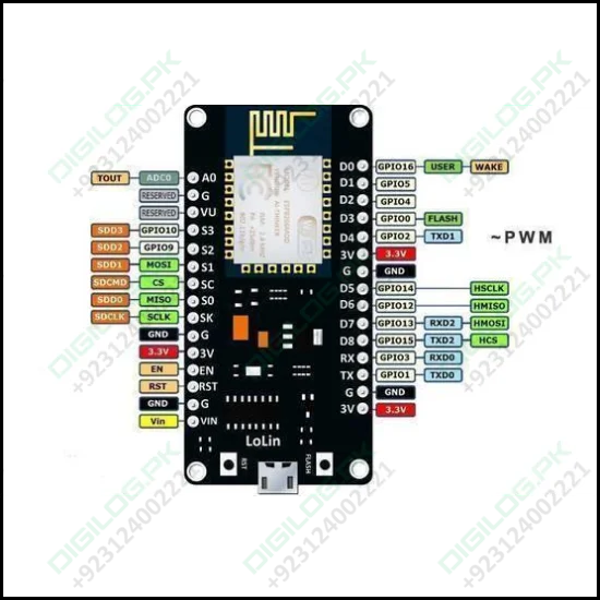 Esp8266 Ch340 Lolin Nodemcu V3 Wifi Development Board Iot