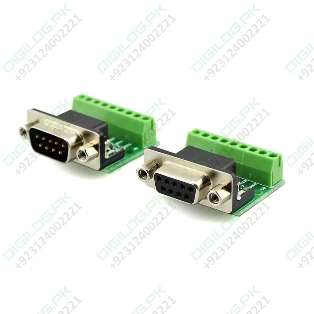 Rs232 Adapter Serial Connection Db9-male To 9-pin Terminal