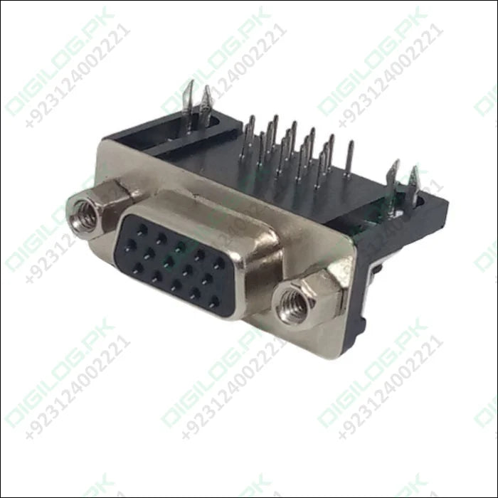 Db15 Female Right Angle Connector d Sub High Density Pcb