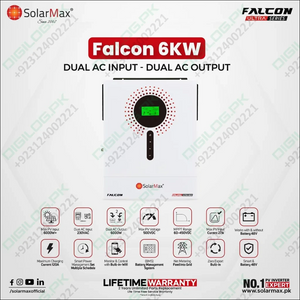 Solar Max SM-FALCON-ULTRA-6KW hybrid inverter in Pakistan