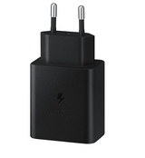 Fast Charger Pro 25W Travel Adapter - a black wall charger with a two-pin plug and a lightning bolt icon with the text Super Fast Charging.