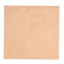 Fiberglass Copper Clad PCB Board Double Sided - Distribution Board, 12x12 Inches - a square, flat, copper-colored sheet with a metallic finish.