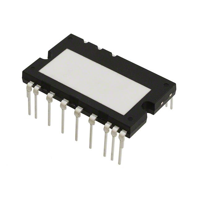 FNB41560 – Motion Spm® 45 Series, 600V 15A Intelligent Power Module Ipm - a black rectangular electronic component with a white top surface and multiple metal pins extending from the sides.