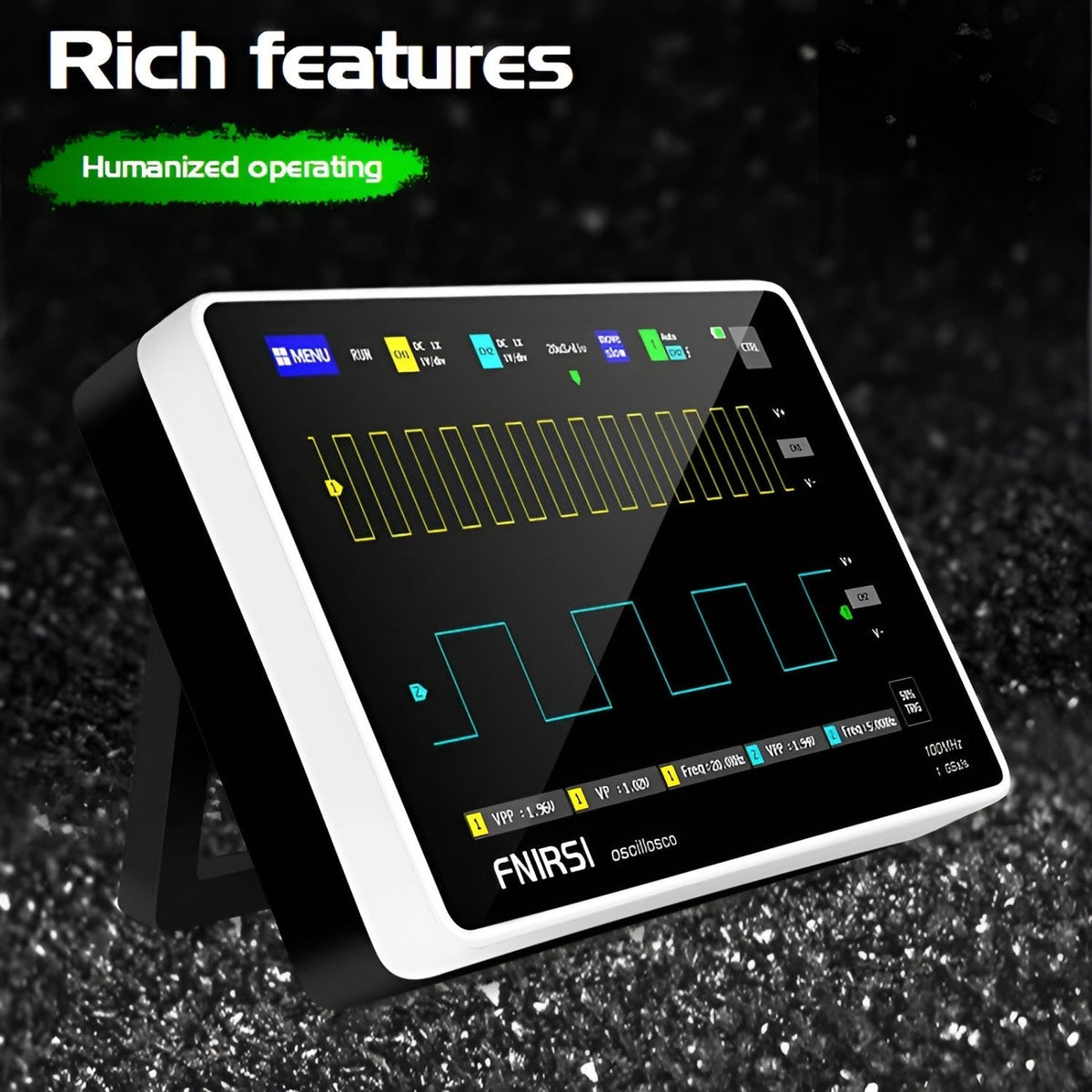 FNIRSI 1013D 100MHz tablet oscilloscope - view 6