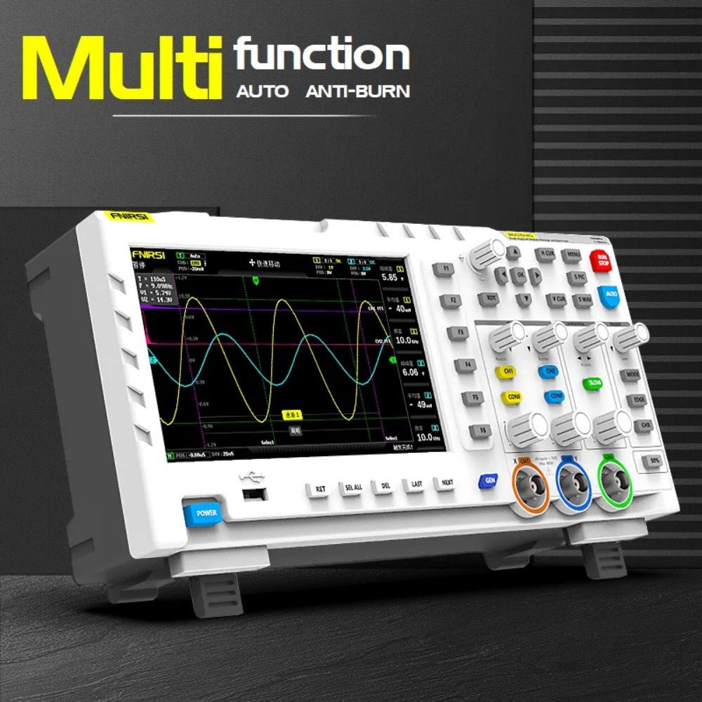 FNIRSI 1014D 100MHz bench oscilloscope with signal generator - view 4