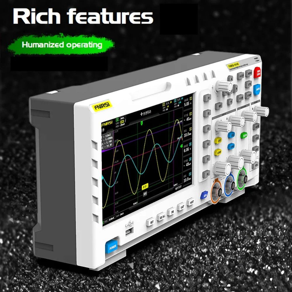 FNIRSI 1014D 100MHz bench oscilloscope with signal generator - view 5