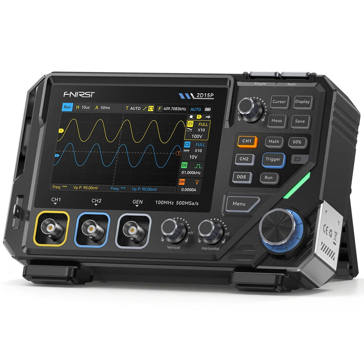 FNIRSI 2D15P 3-in-1 benchtop oscilloscope multimeter