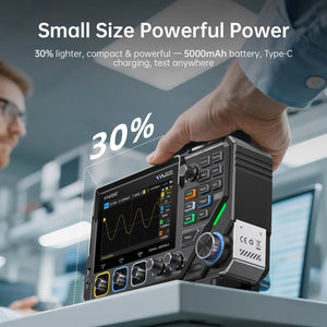 FNIRSI 2D15P 3-in-1 benchtop oscilloscope multimeter - view 4