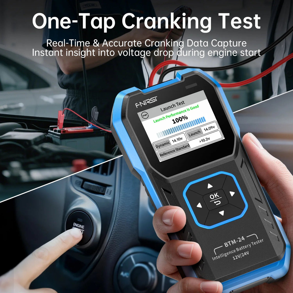 FNIRSI BTM-24 car battery tester - view 3