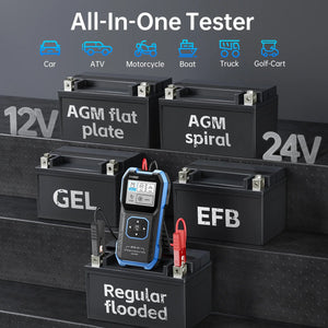 FNIRSI BTM-24 car battery tester - view 4