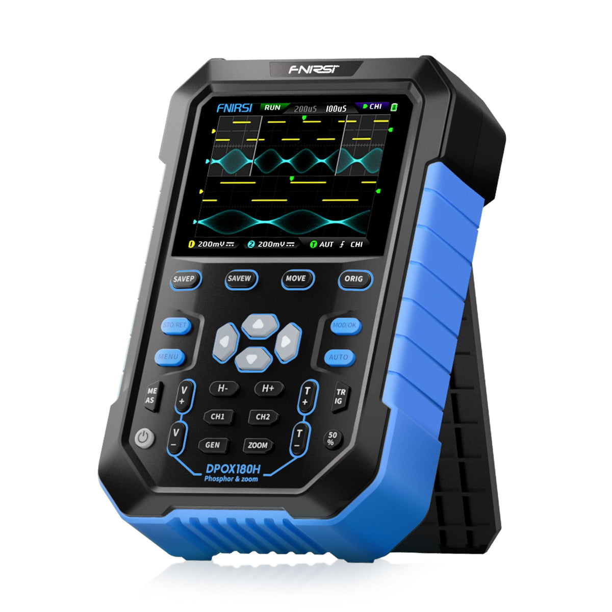 FNIRSI DPOX180H handheld 180MHz phosphor oscilloscope