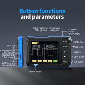 FNIRSI DSO-152 pocket oscilloscope - view 3