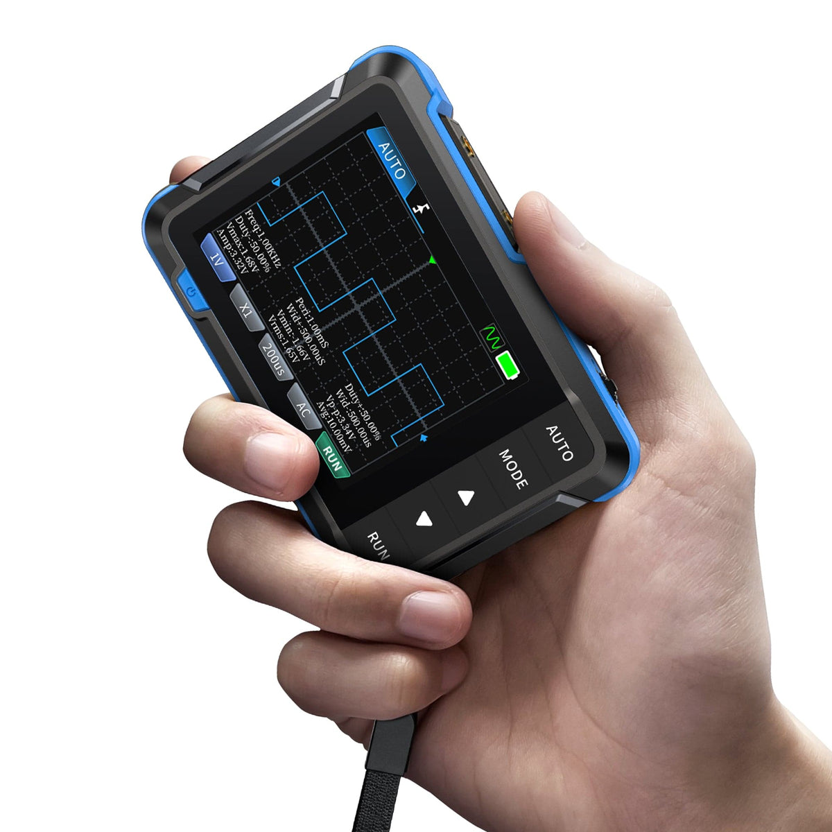 FNIRSI DSO-153 mini oscilloscope with signal generator - view 3
