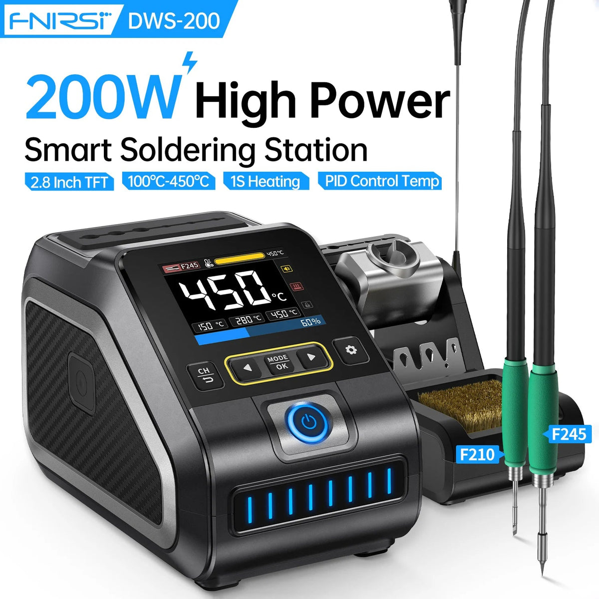 FNIRSI DWS-200 200W soldering station - view 2