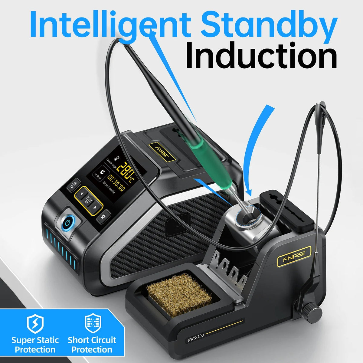 FNIRSI DWS-200 200W soldering station - view 6