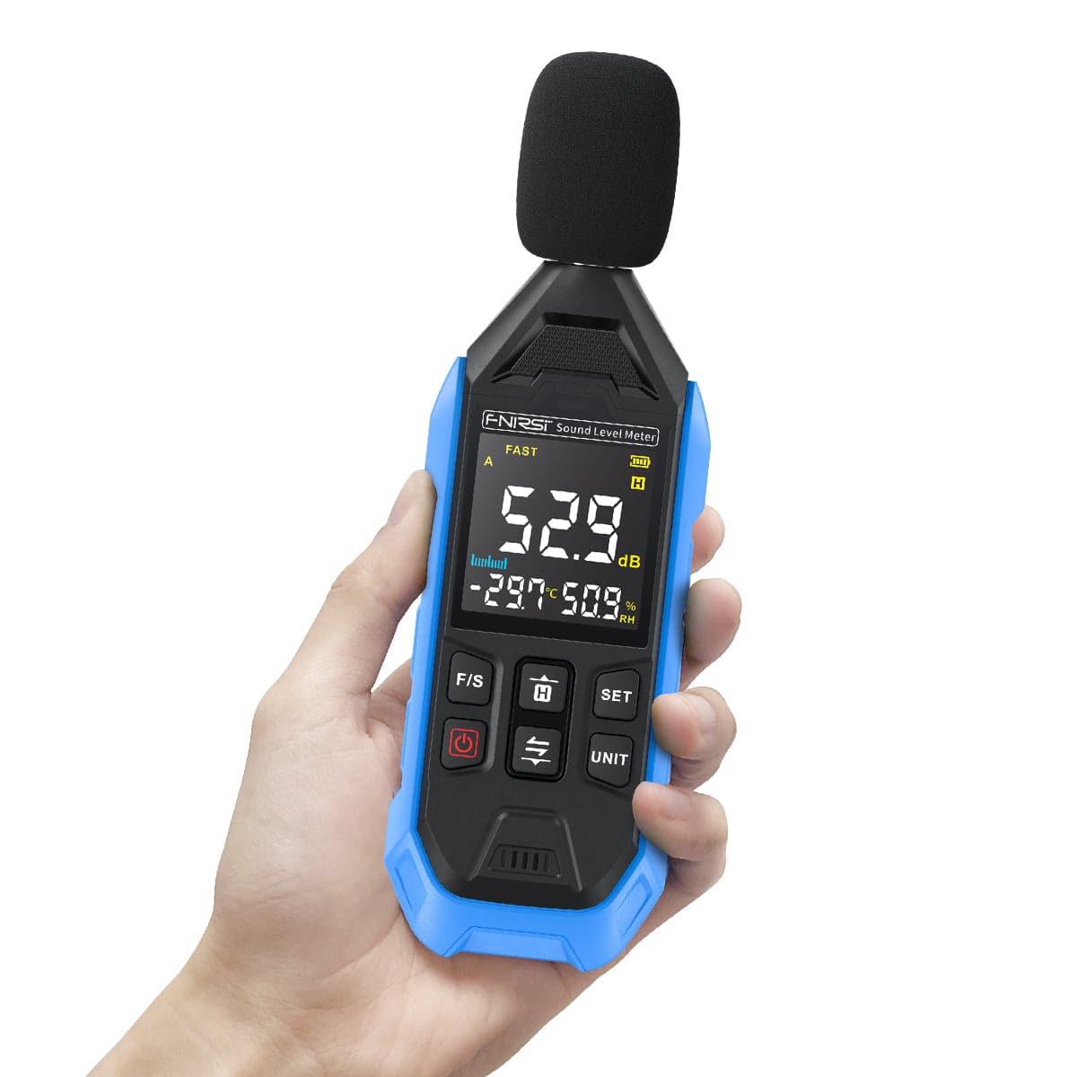 FNIRSI FDM01 digital sound level meter - view 2