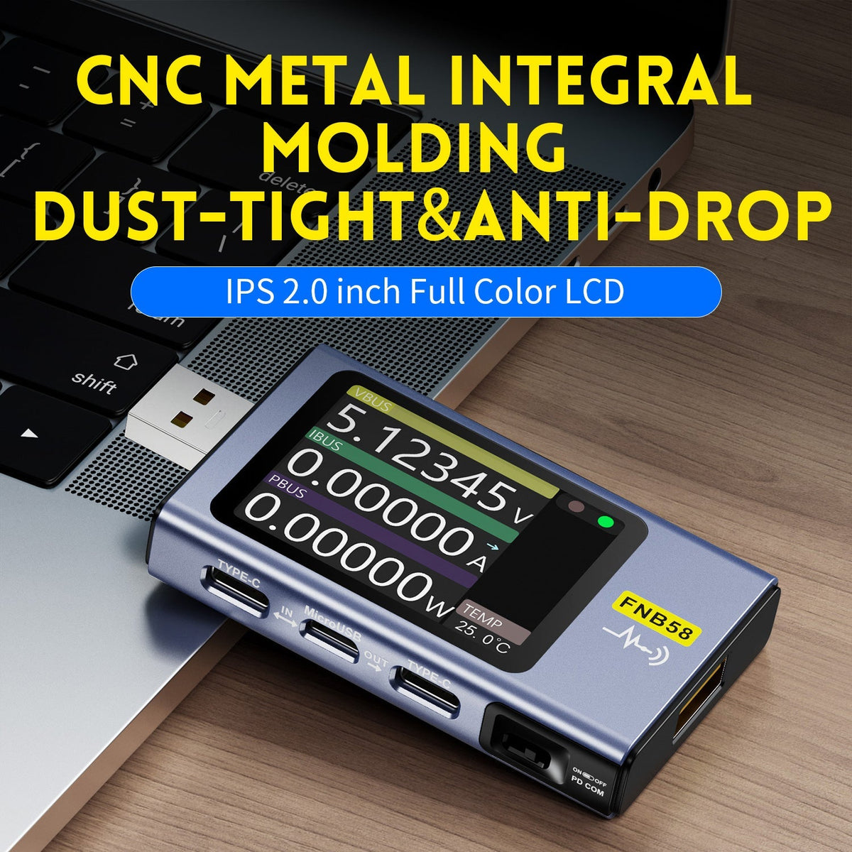 FNIRSI FNB58 USB-C fast charge tester - view 6