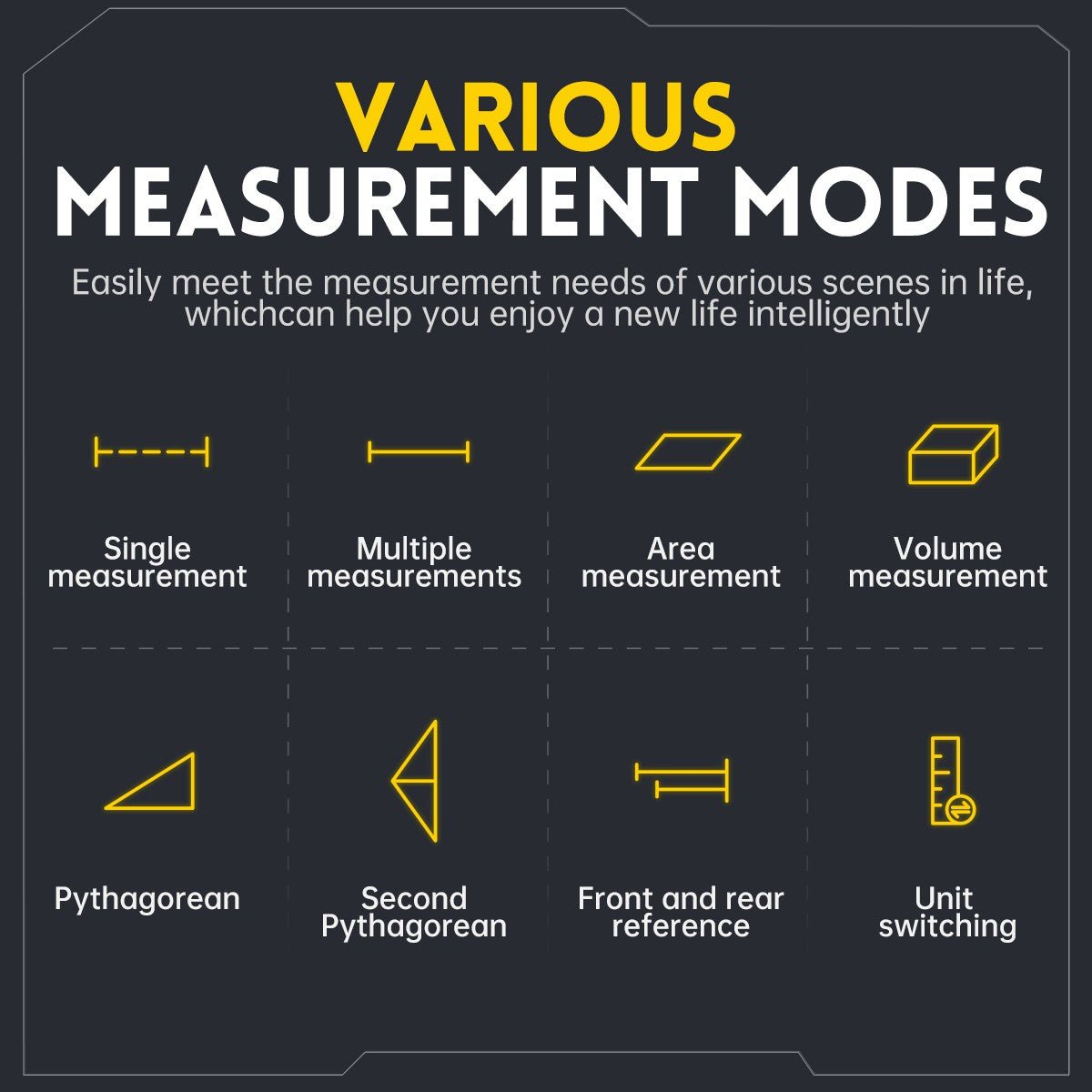 FNIRSI IR40 smart laser distance meter - view 3