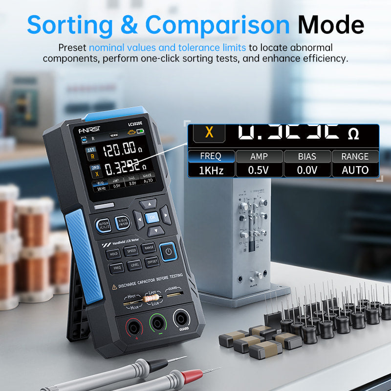 FNIRSI LC1020E handheld LCR meter - view 5