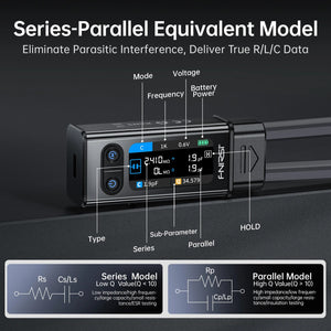 FNIRSI LCR-ST2 100kHz tweezer LCR meter - view 4