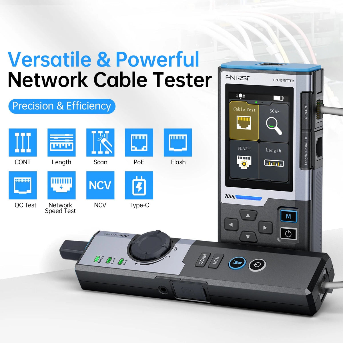 FNIRSI LPM-10A network cable tracker - view 2