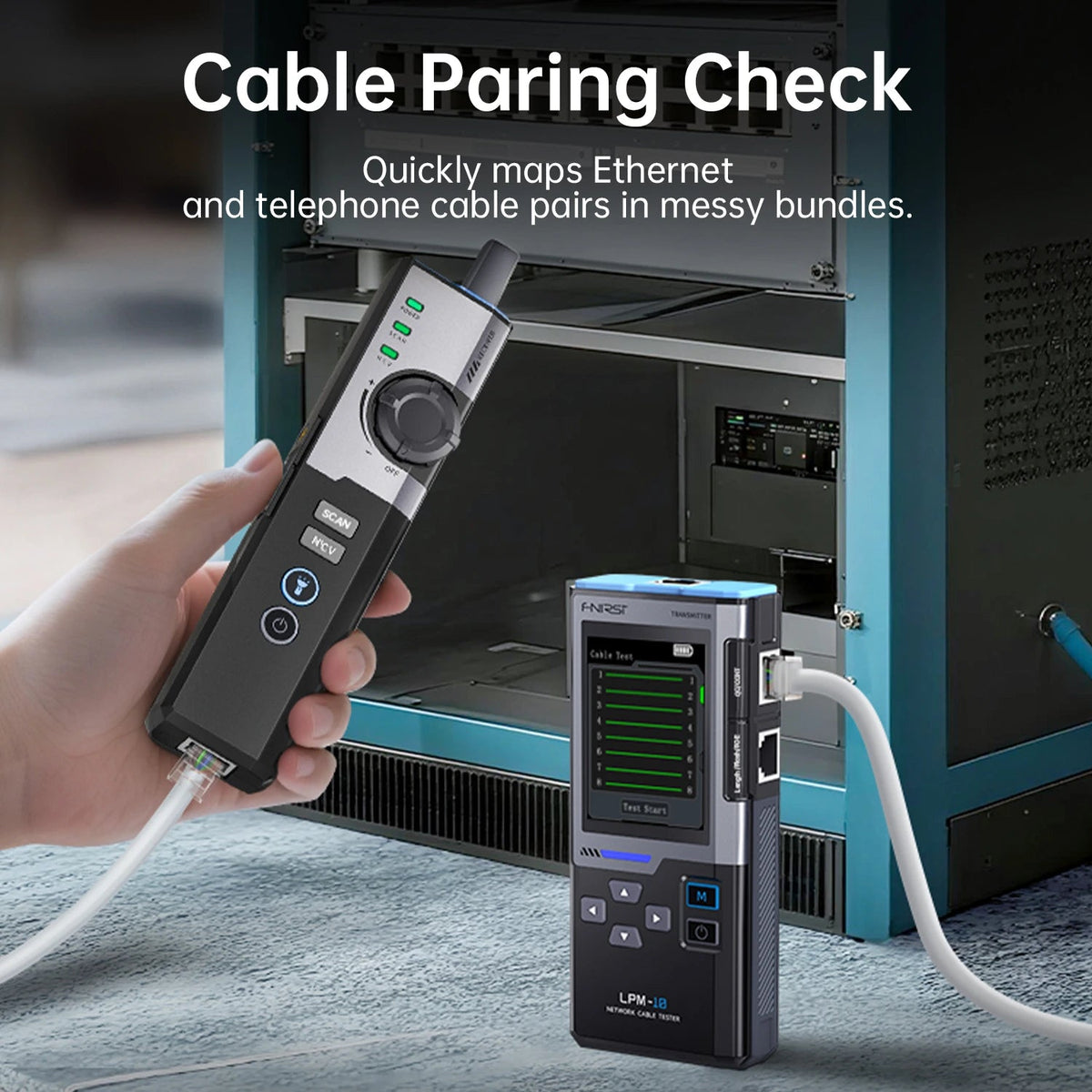 FNIRSI LPM-10A network cable tracker - view 6
