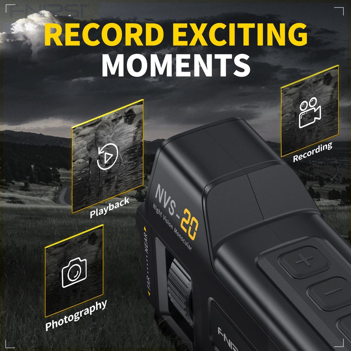FNIRSI NVS-20 4K night vision monocular - view 4