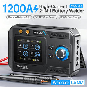 FNIRSI SWM-20 1200A portable spot welder - view 2