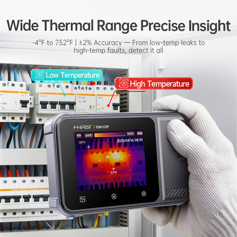 FNIRSI TDM-120P thermal imaging multimeter - view 4