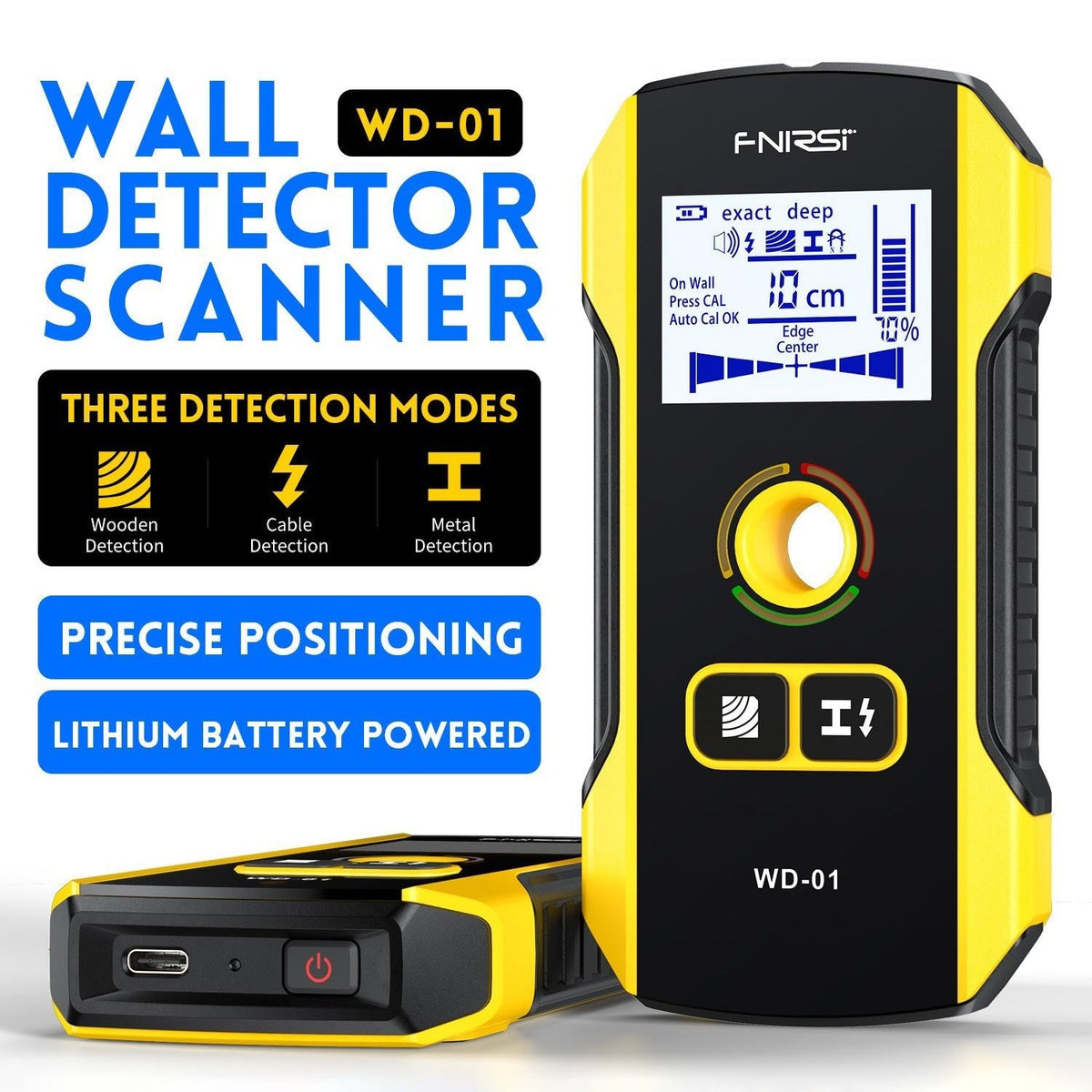 FNIRSI WD-01 wall scanner stud finder - view 2