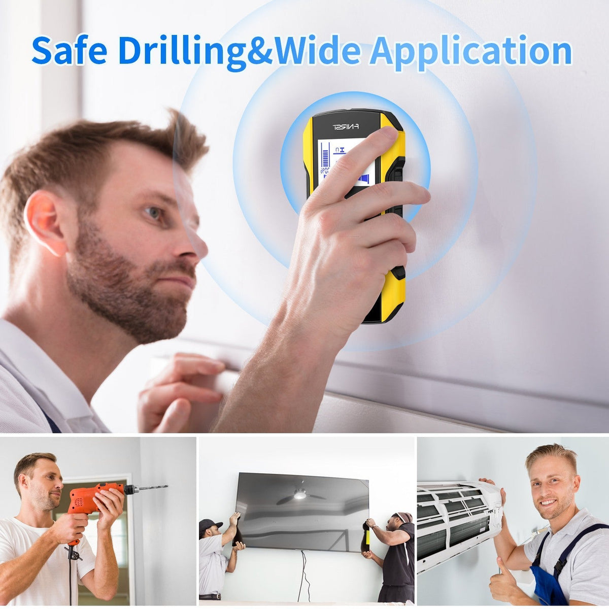 FNIRSI WD-01 wall scanner stud finder - view 5