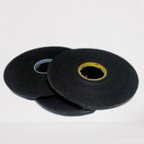 Foam Tape Double Sided For LED Extrusion Profiles - two black circular rolls of adhesive tape stacked on a white surface.