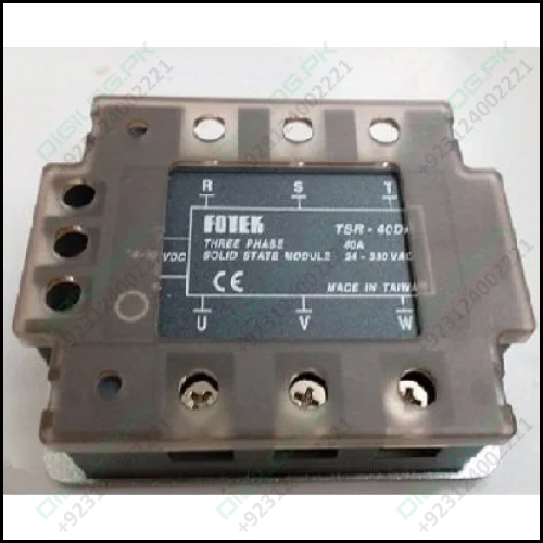 Fotek/tsr-40da Three-phase Solid State Relay 40a Dc Control
