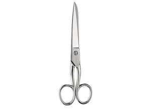 General Purpose Scissors - shown as a pair of silver-toned metal shears with two finger loops and a central pivot screw, isolated against a white background.